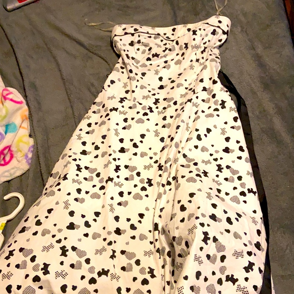 Yorkie B darlin mini dress with ruffles